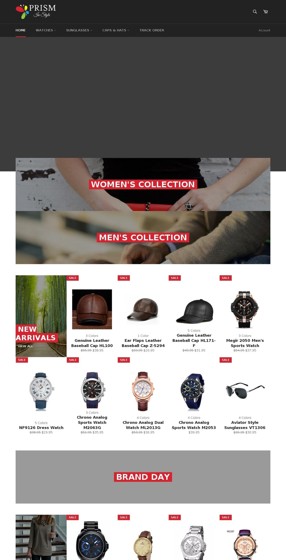 prisminstyle.com — Shopify storefront screenshot