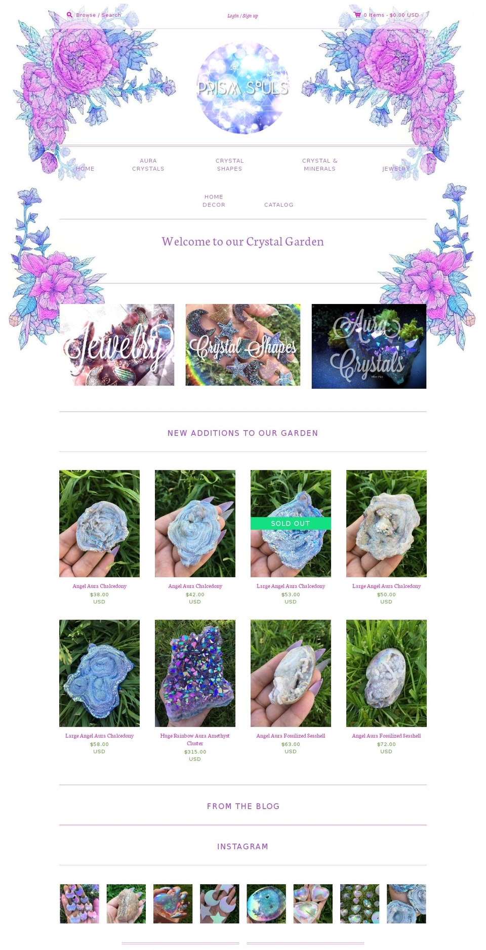 prismsouls.com shopify website screenshot