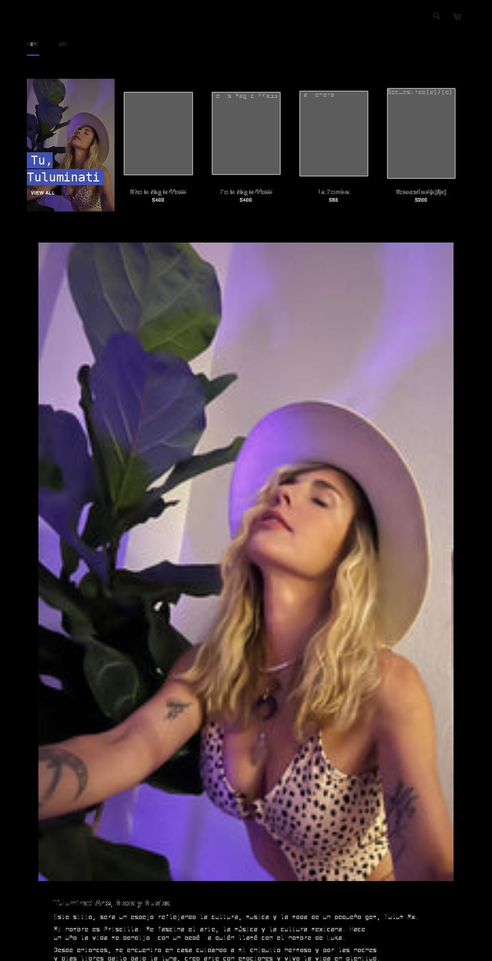 prissypopshop.com shopify website screenshot