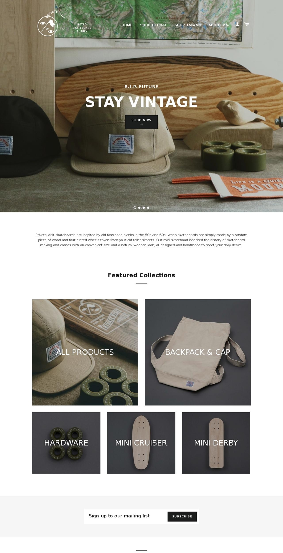 private-visit.com shopify website screenshot