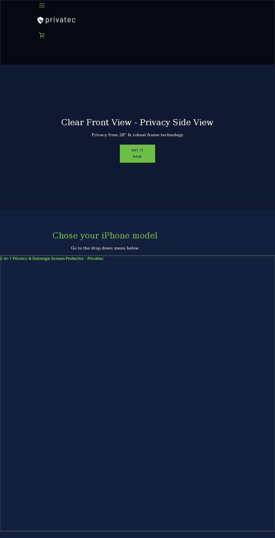 privatec.at shopify website screenshot