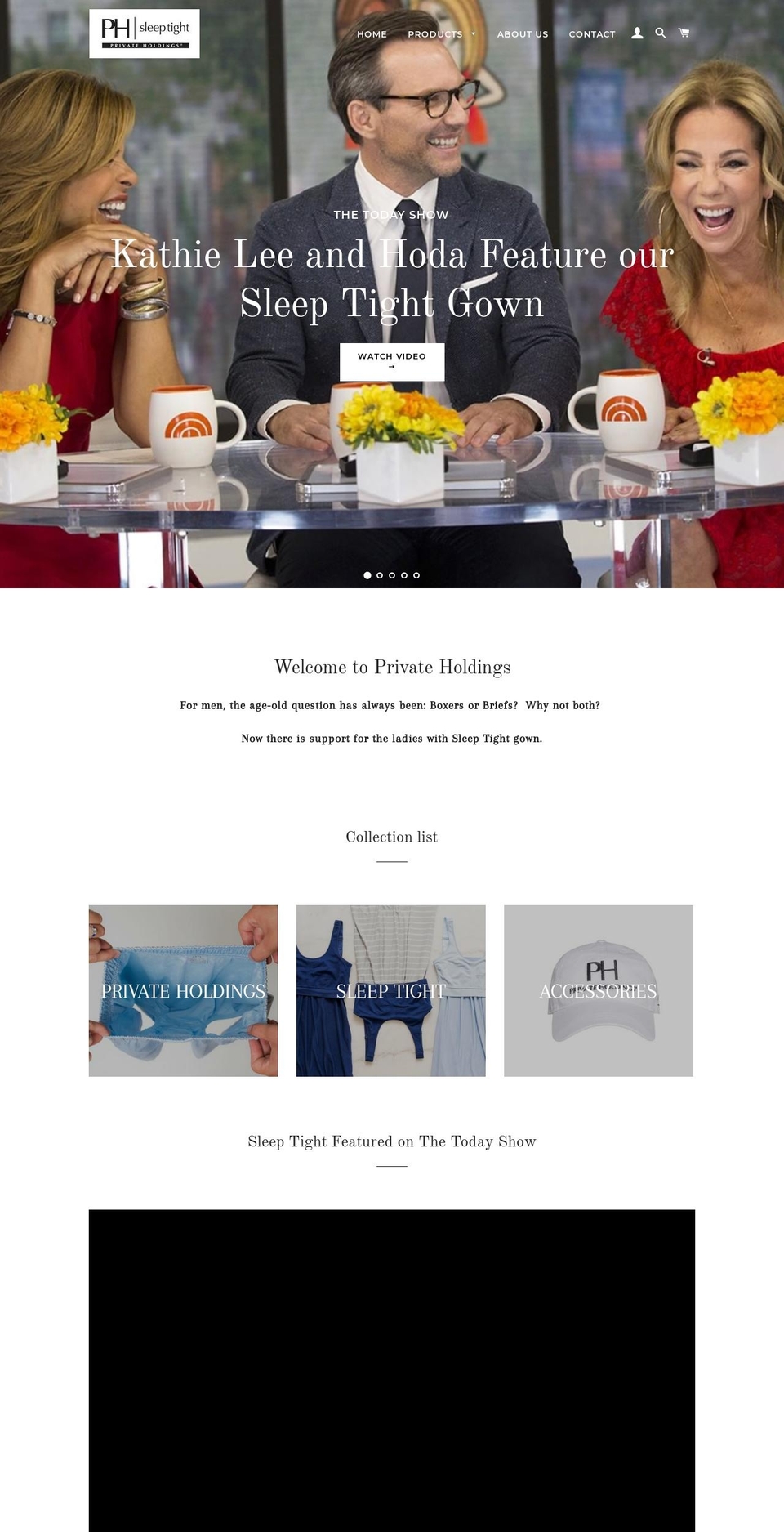 privateholdingsboxerbriefs.com — Shopify storefront screenshot