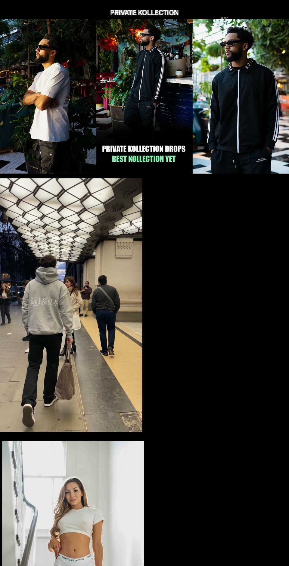 privatekollection.com shopify website screenshot