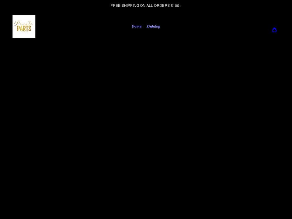 privatepartsllc.com shopify website screenshot