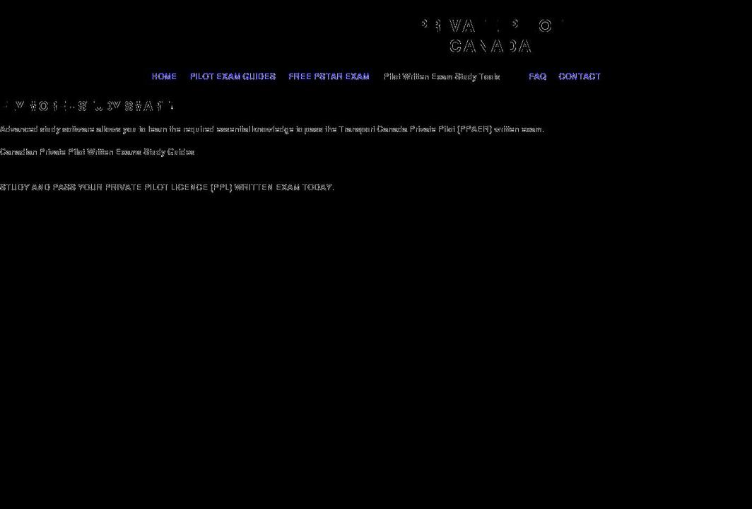 privatepilotcanada.com shopify website screenshot