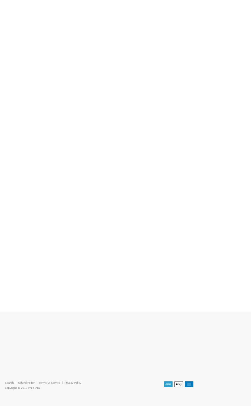prizeviral.com shopify website screenshot