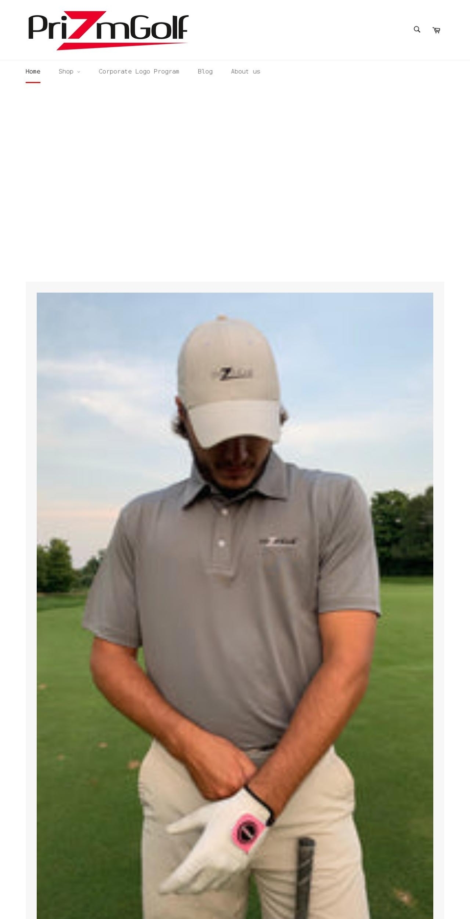 prizmgolf.com shopify website screenshot