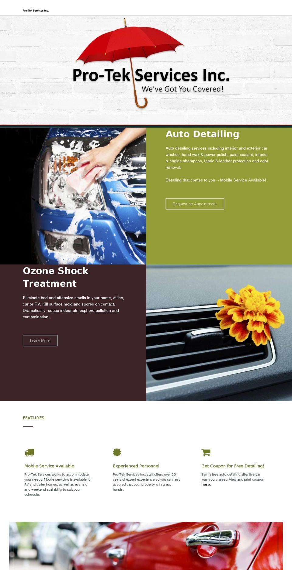 pro-tekservicesinc.ca shopify website screenshot