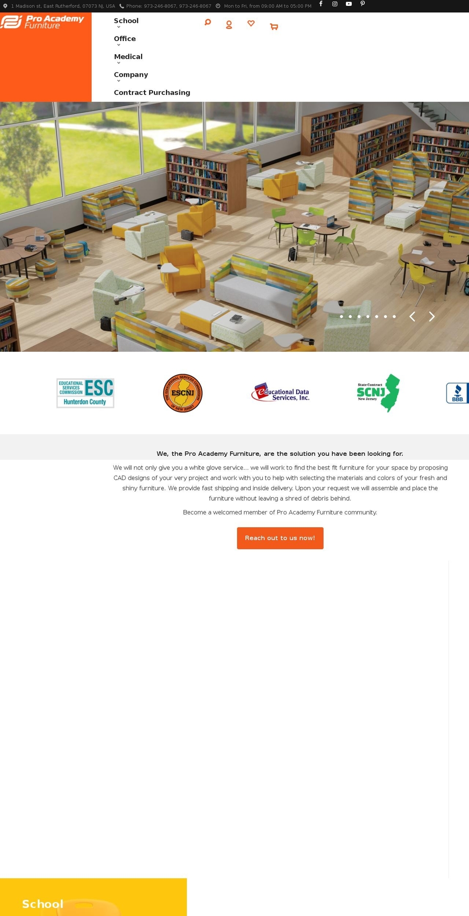 proacademy.us shopify website screenshot