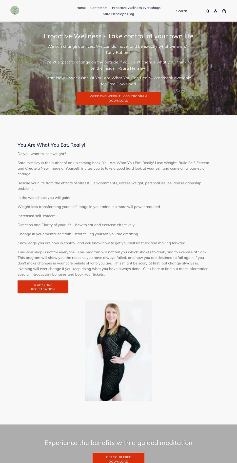 proactivehypnotherapy.com — Shopify storefront screenshot