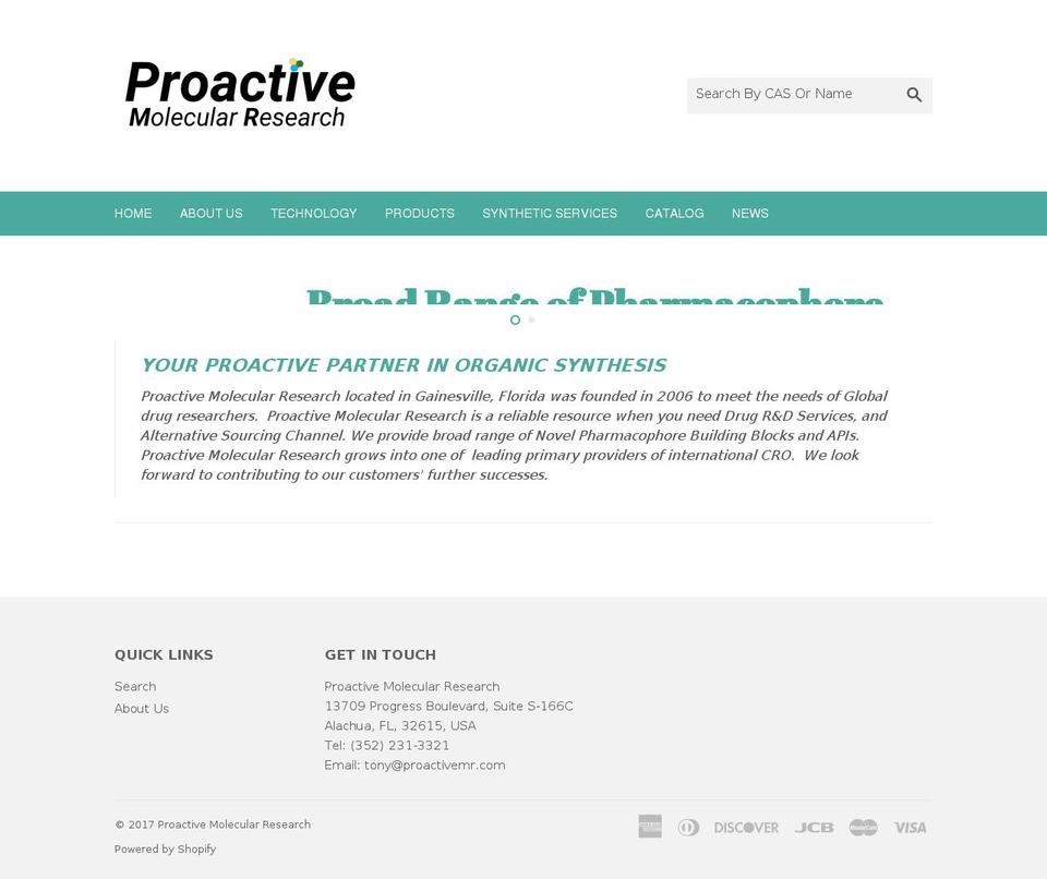 proactivemr.com shopify website screenshot