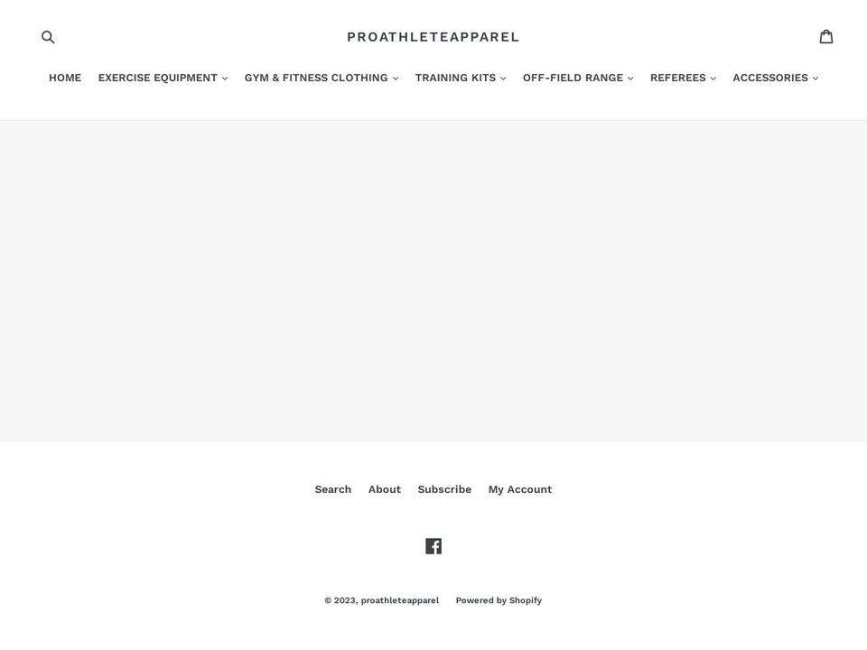 proathleteapparel.com.au shopify website screenshot