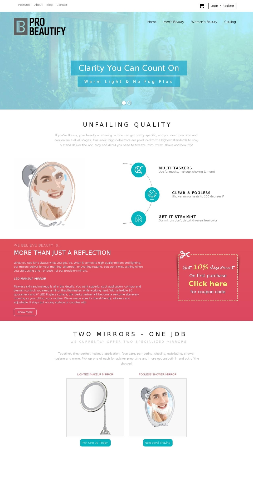 probeautify.com shopify website screenshot