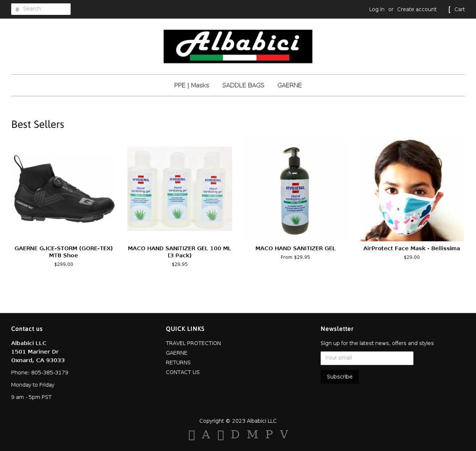 Scicon USA Albabici Shopify theme site example probikebags.com