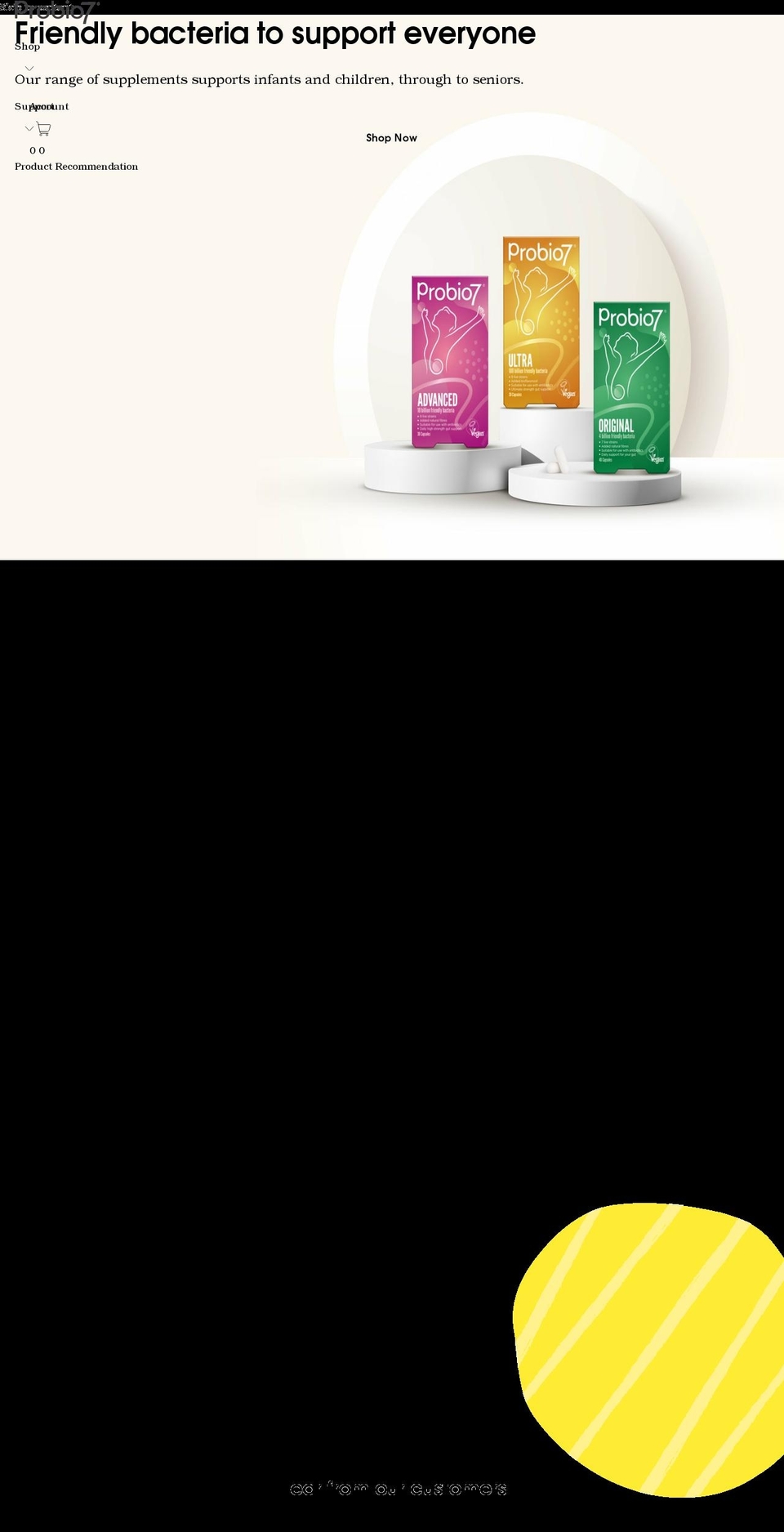 probio7.com shopify website screenshot