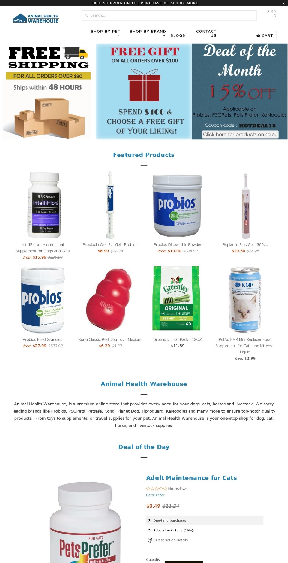 probioticmart.com — Shopify storefront screenshot
