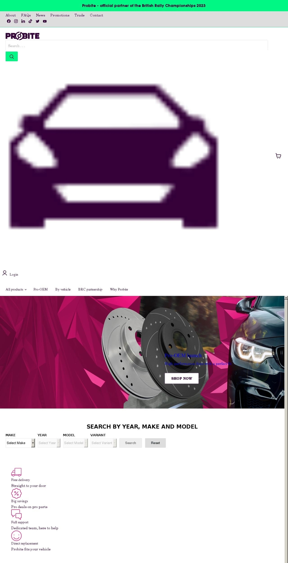 probite.co.uk shopify website screenshot