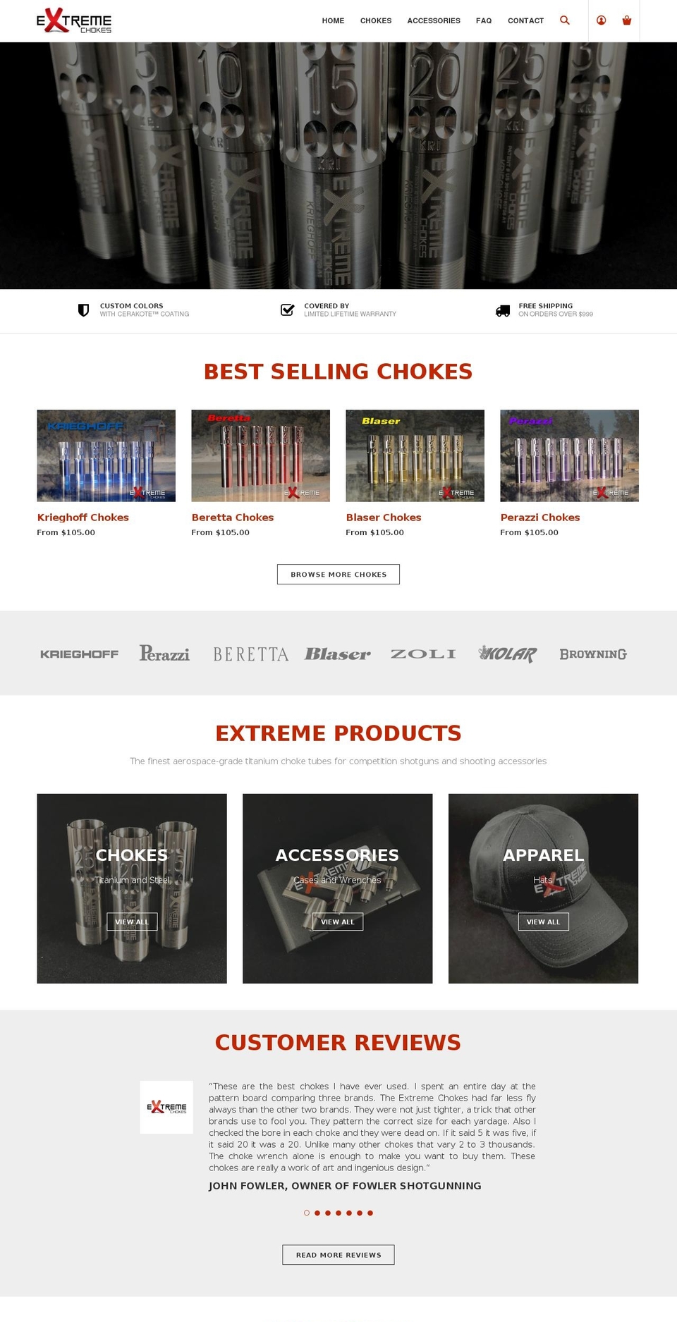 Hosoren 10 Shopify theme site example prochoke.com