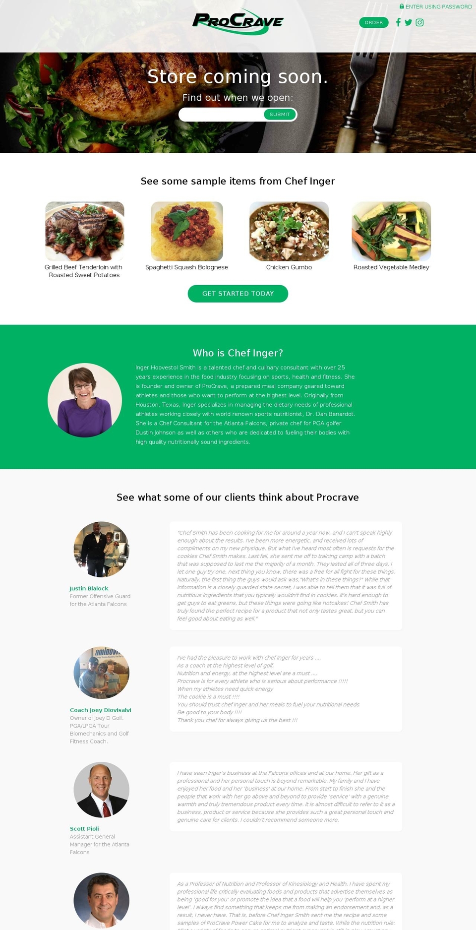 procrave.com shopify website screenshot