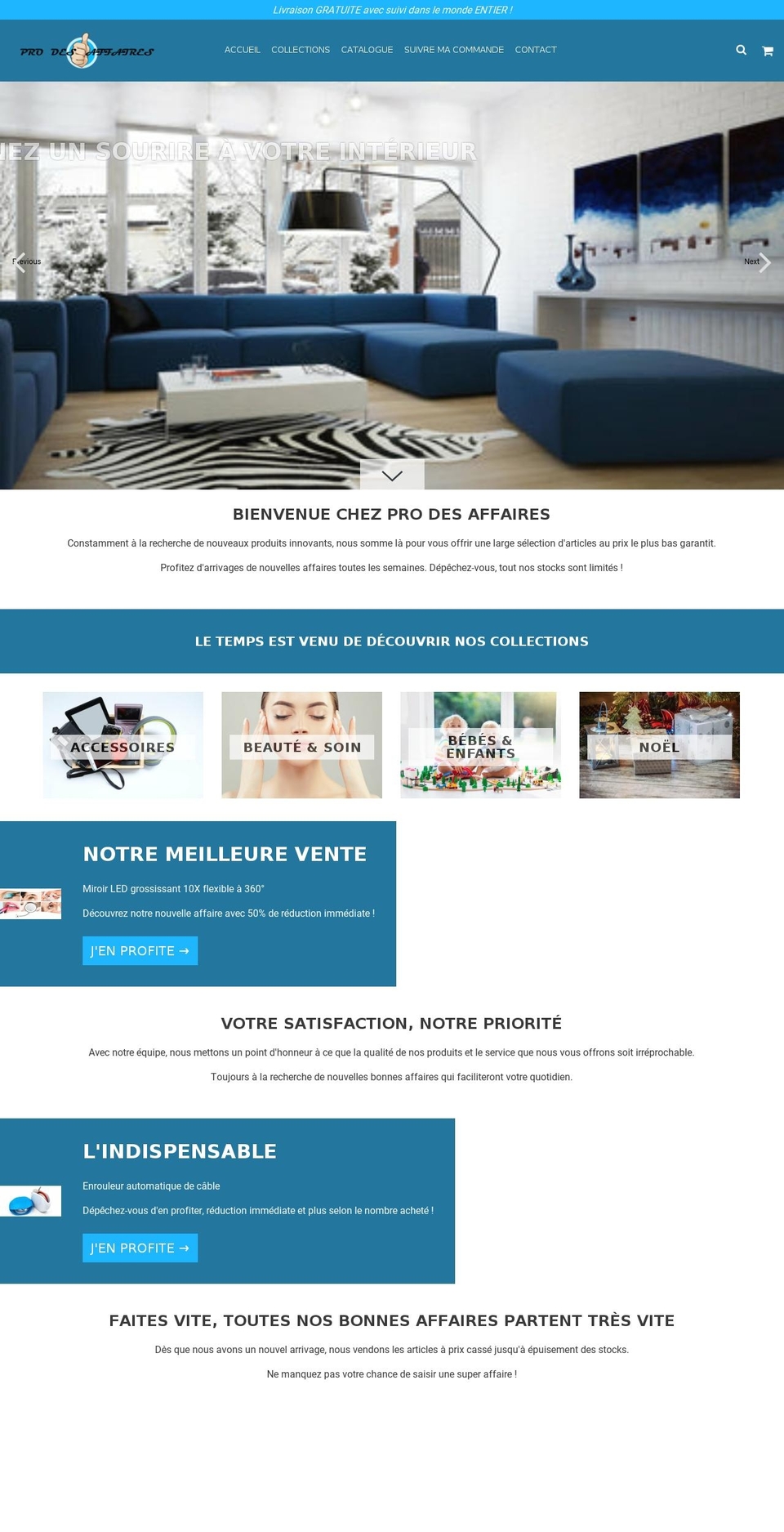 Speedfly--- Shopify theme site example prodesaffaires.com