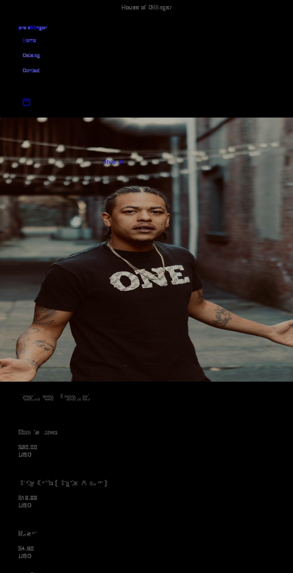 prodillinger.com shopify website screenshot