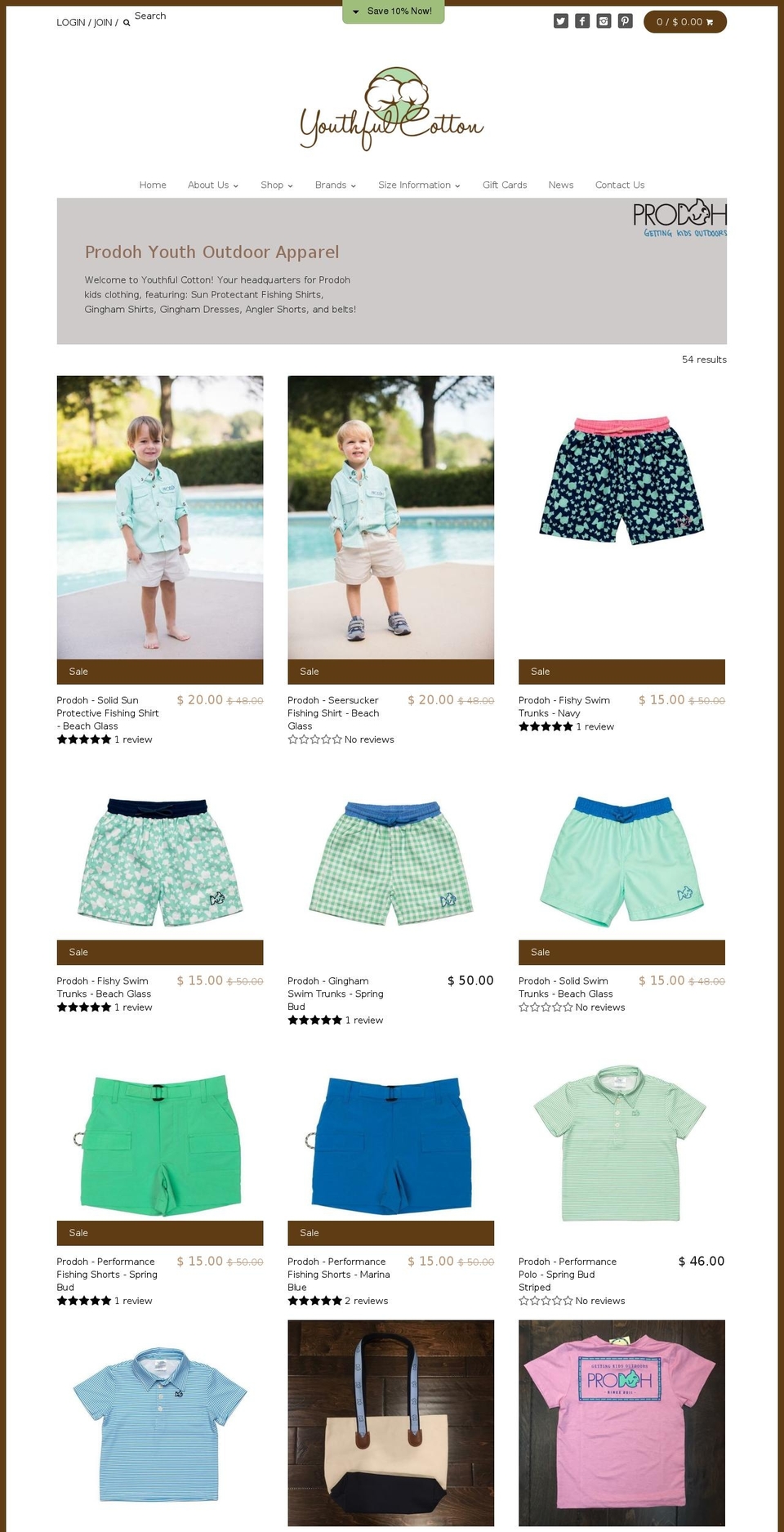 prodohkids.net shopify website screenshot