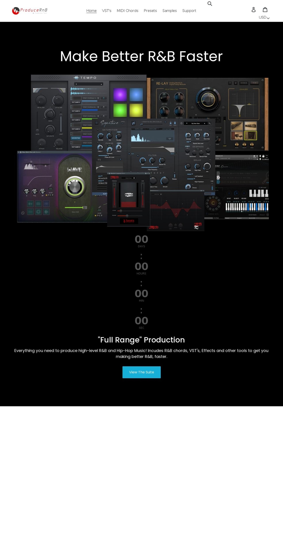 produce-rnb.com shopify website screenshot
