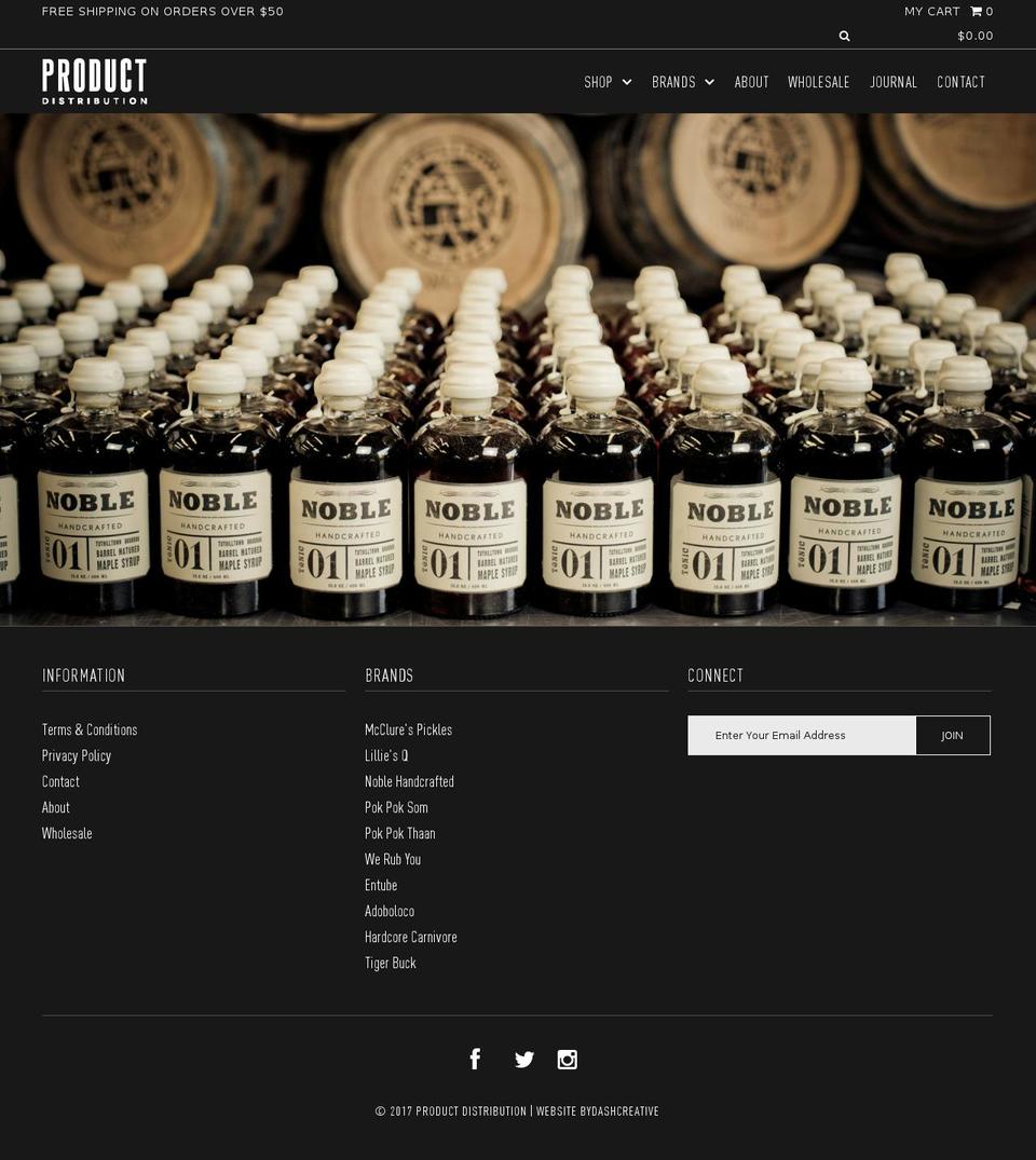 productdistribution.com.au shopify website screenshot