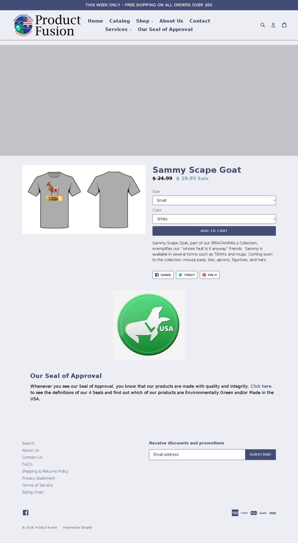 productfusion-us.com — Shopify storefront screenshot