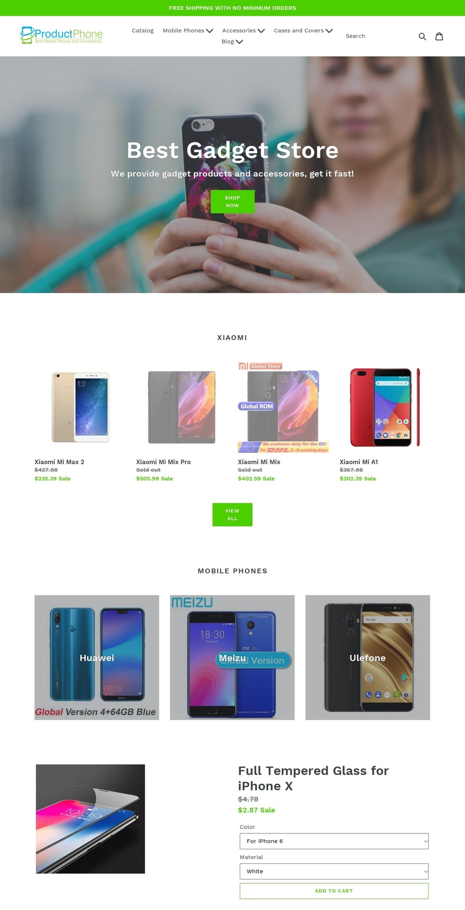 productphone.com — Shopify storefront screenshot