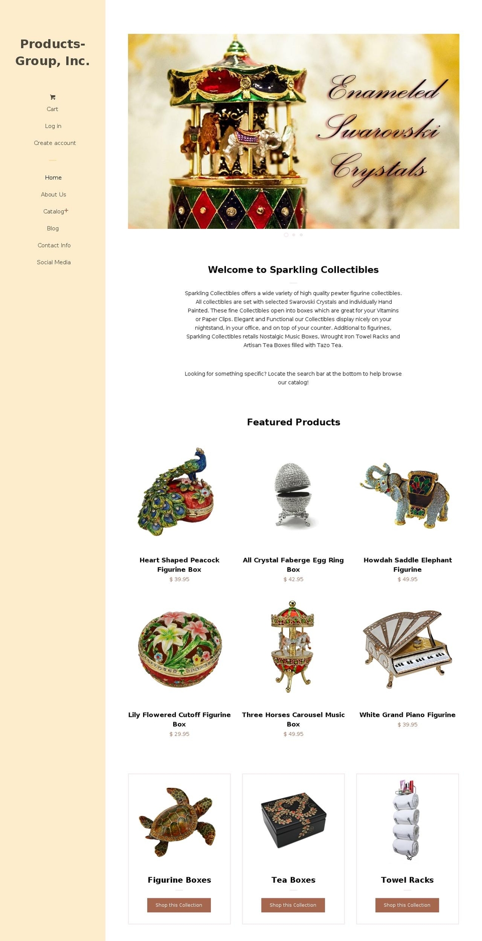 products-group.com — Shopify storefront screenshot