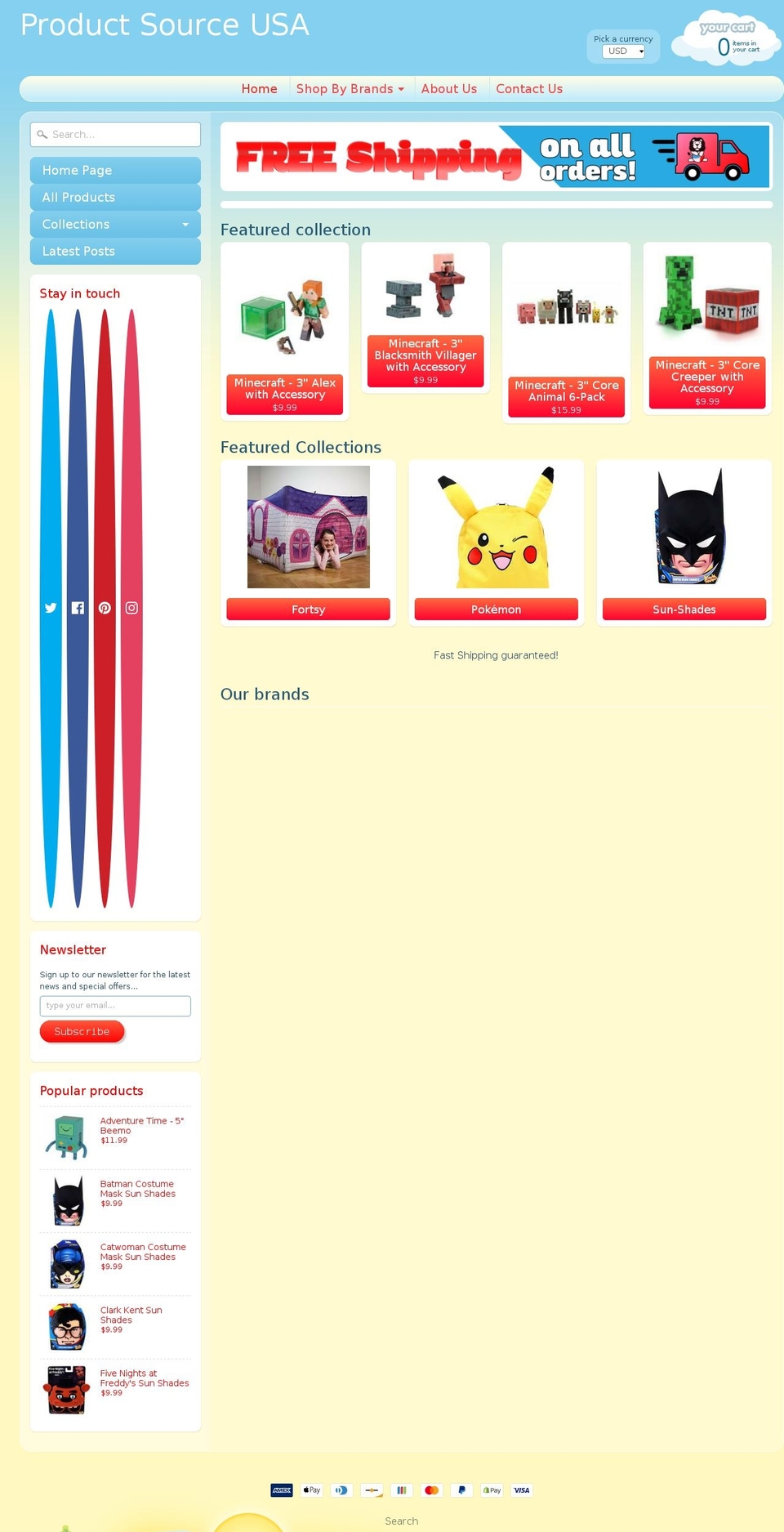 productsourceusa.com — Shopify storefront screenshot