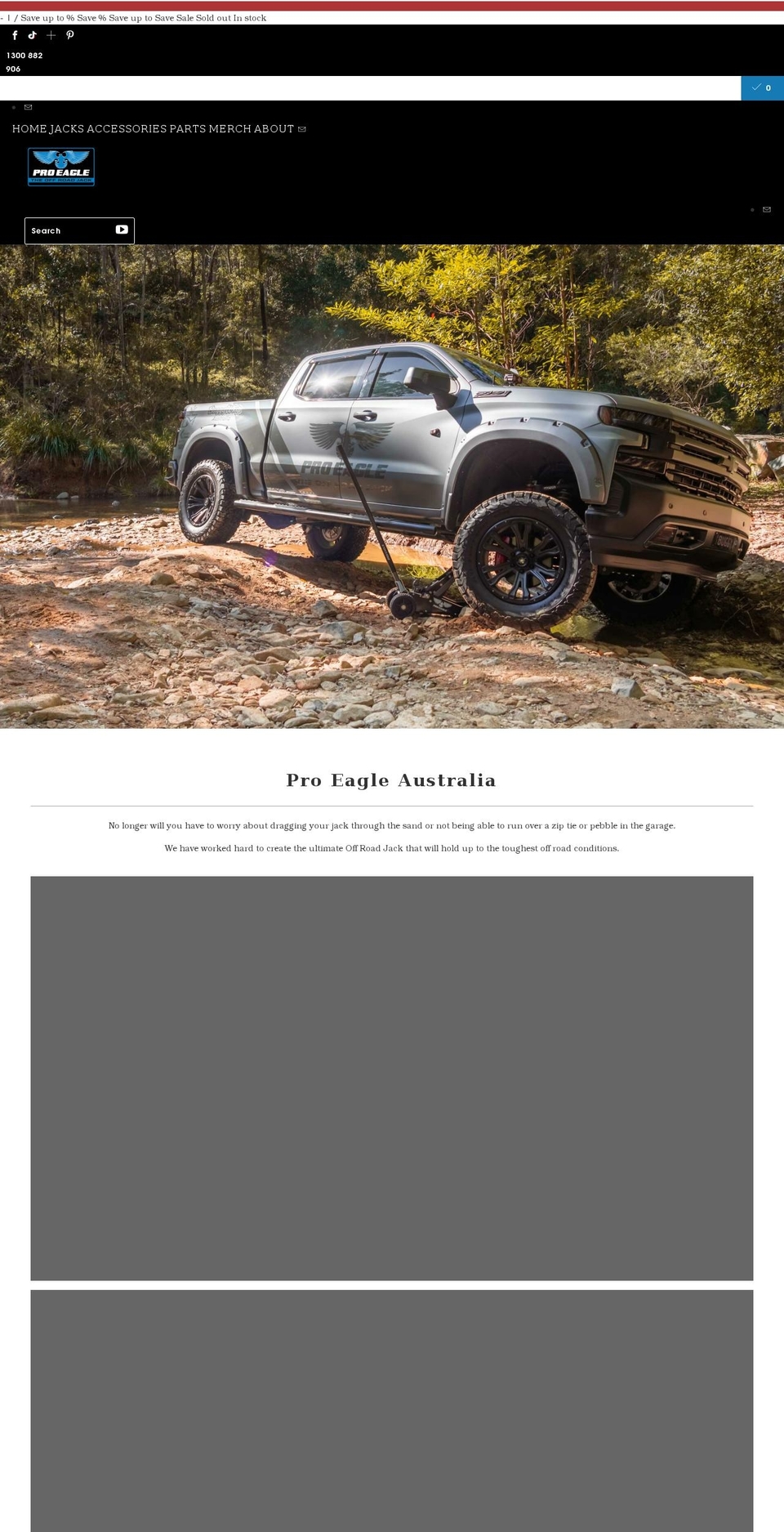 proeagle.com.au shopify website screenshot