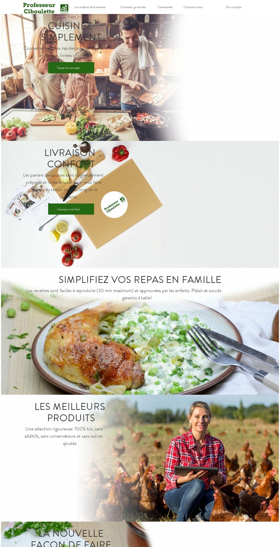 professeurciboulette.com shopify website screenshot