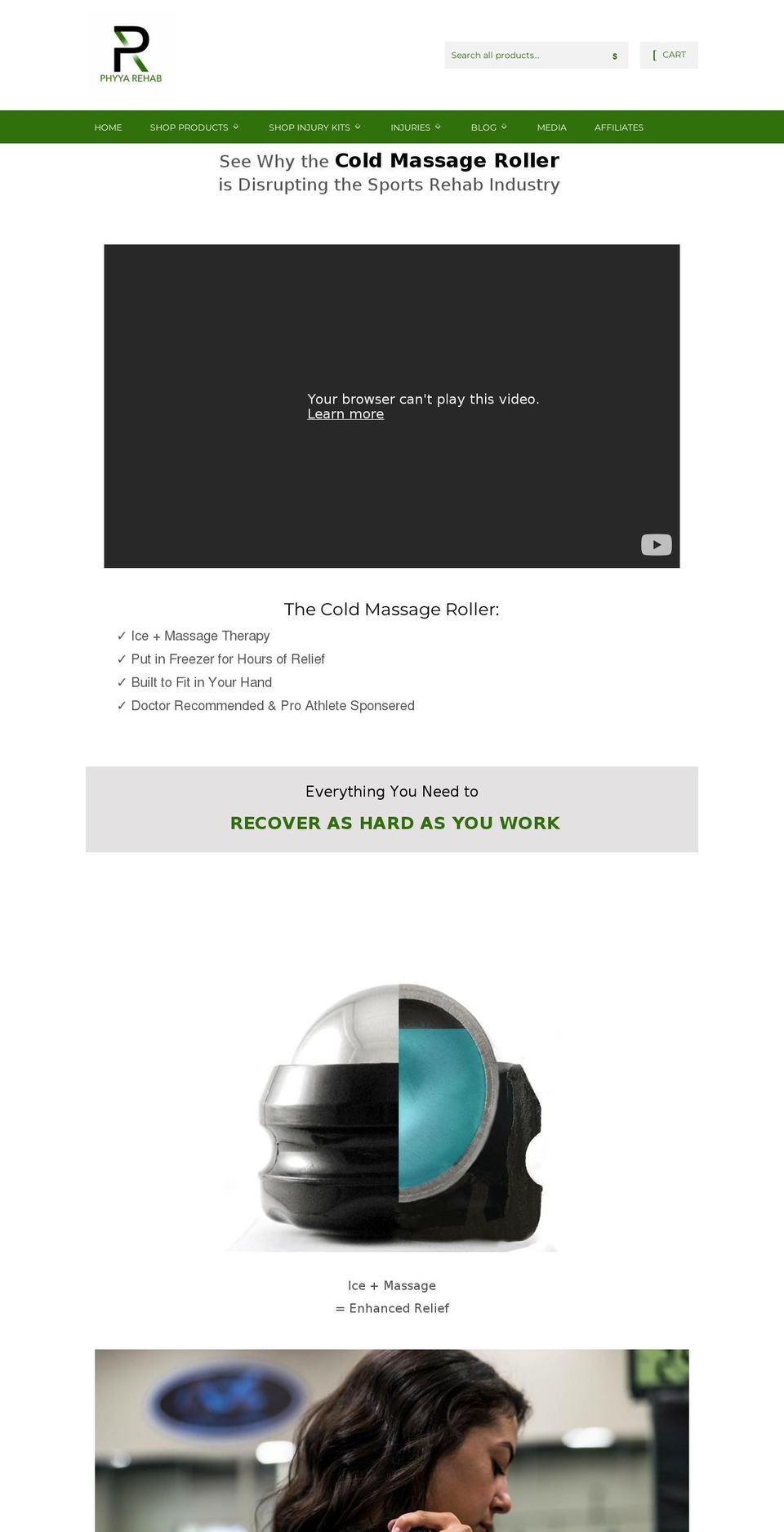 professional-rehab.com — Shopify storefront screenshot