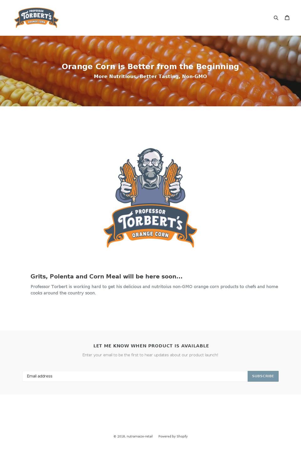 Temp Site Shopify theme site example professortorberts.com