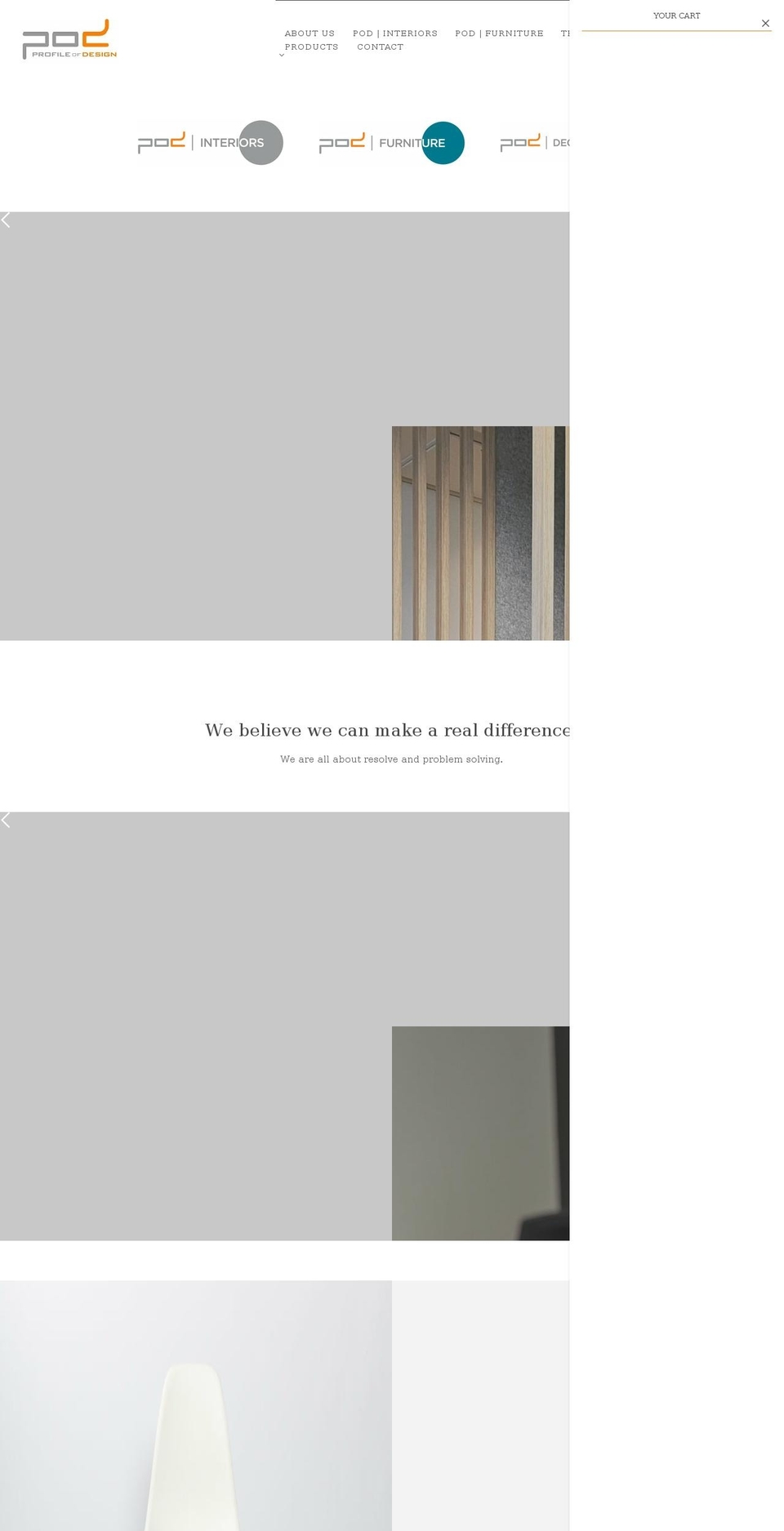 profileofdesign.com.au shopify website screenshot