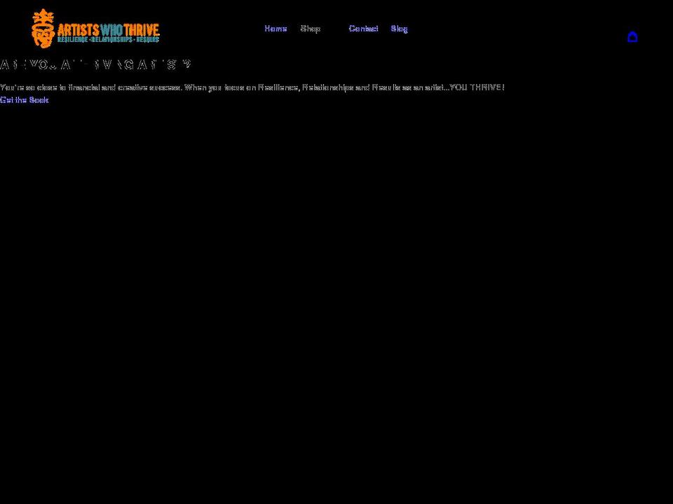 profitableartist.org shopify website screenshot