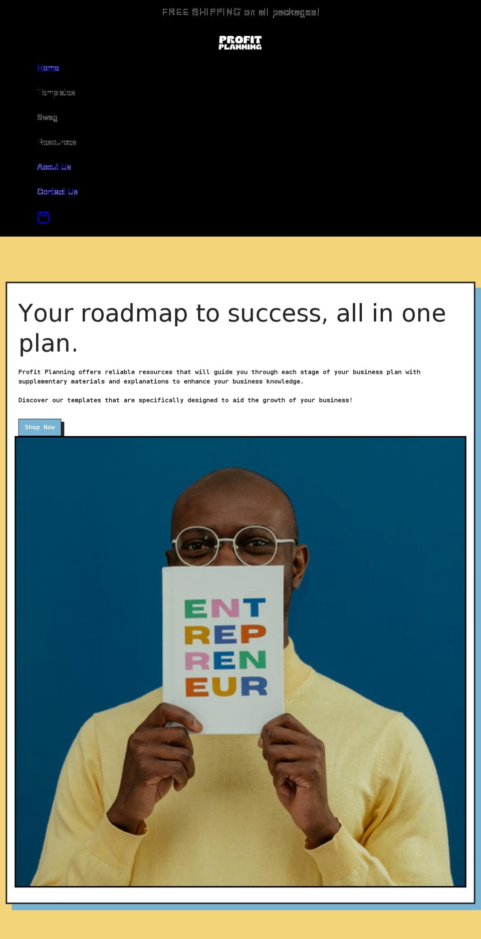 profitplanning.ca shopify website screenshot