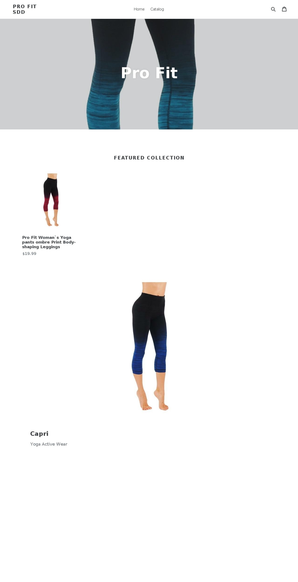 profitsdd.com — Shopify storefront screenshot