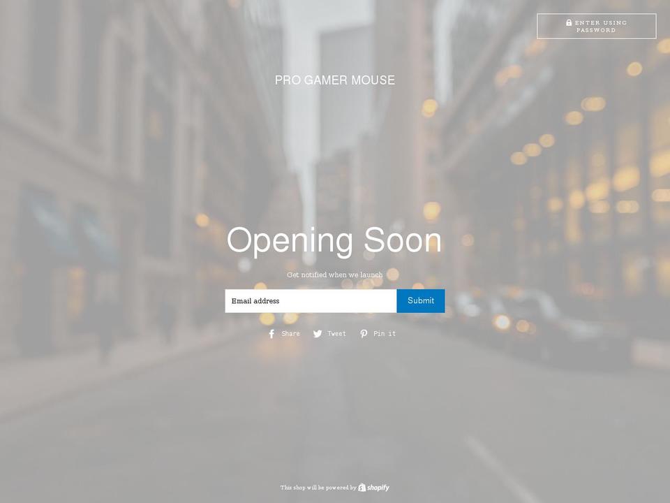 progamermousesite.myshopify.com shopify website screenshot