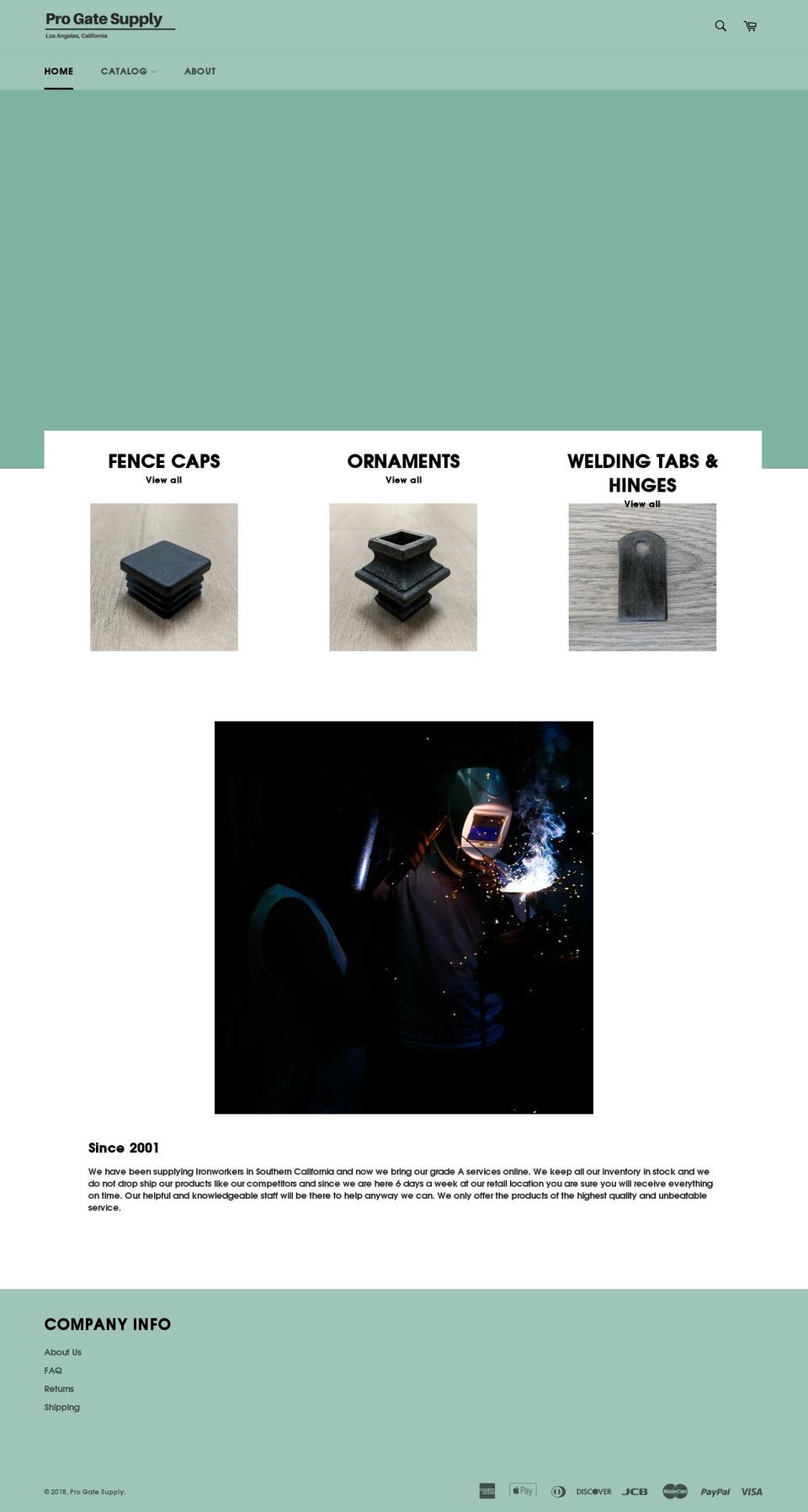 progatesupply.com — Shopify storefront screenshot