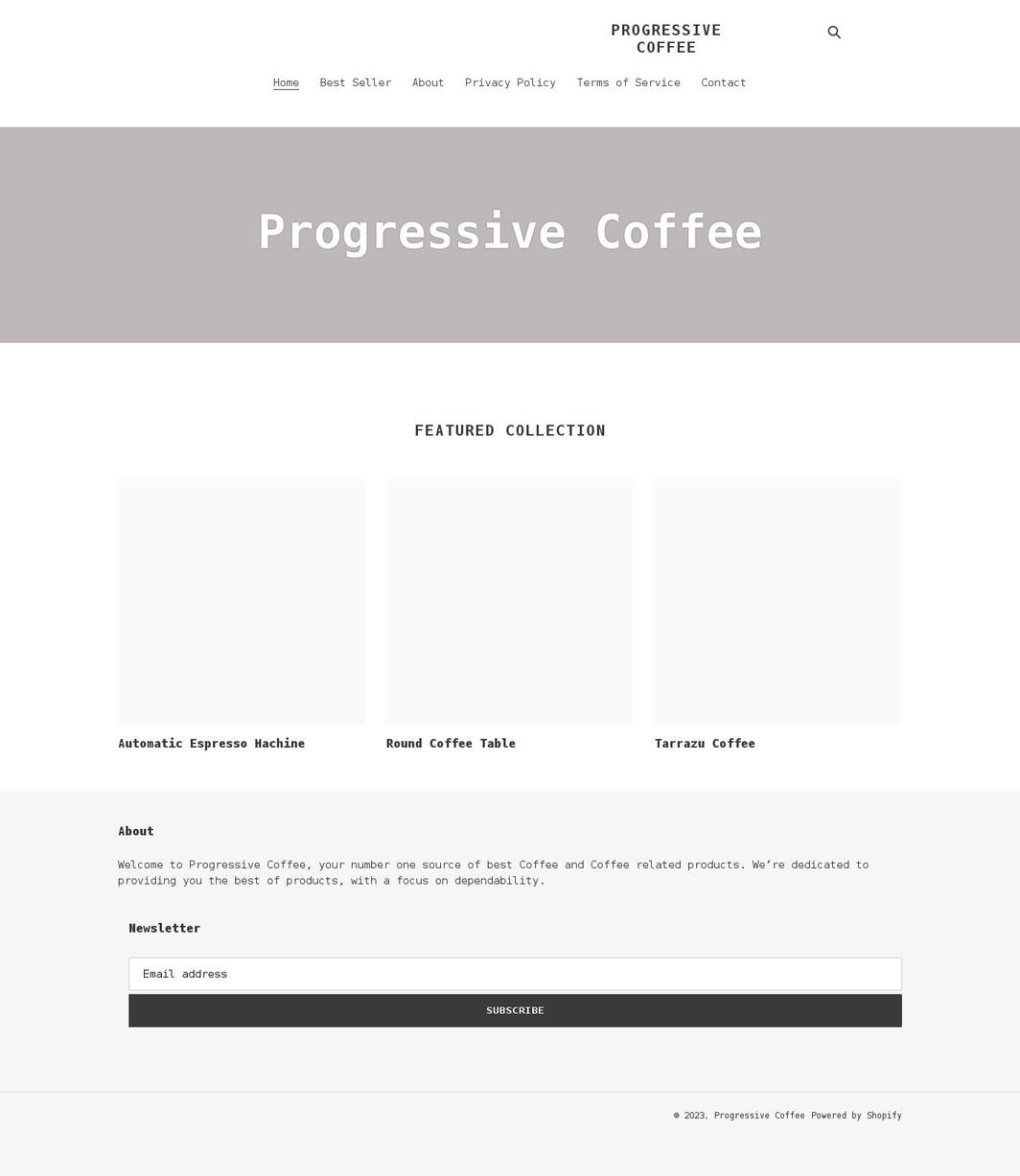 progressive-coffee.myshopify.com shopify website screenshot