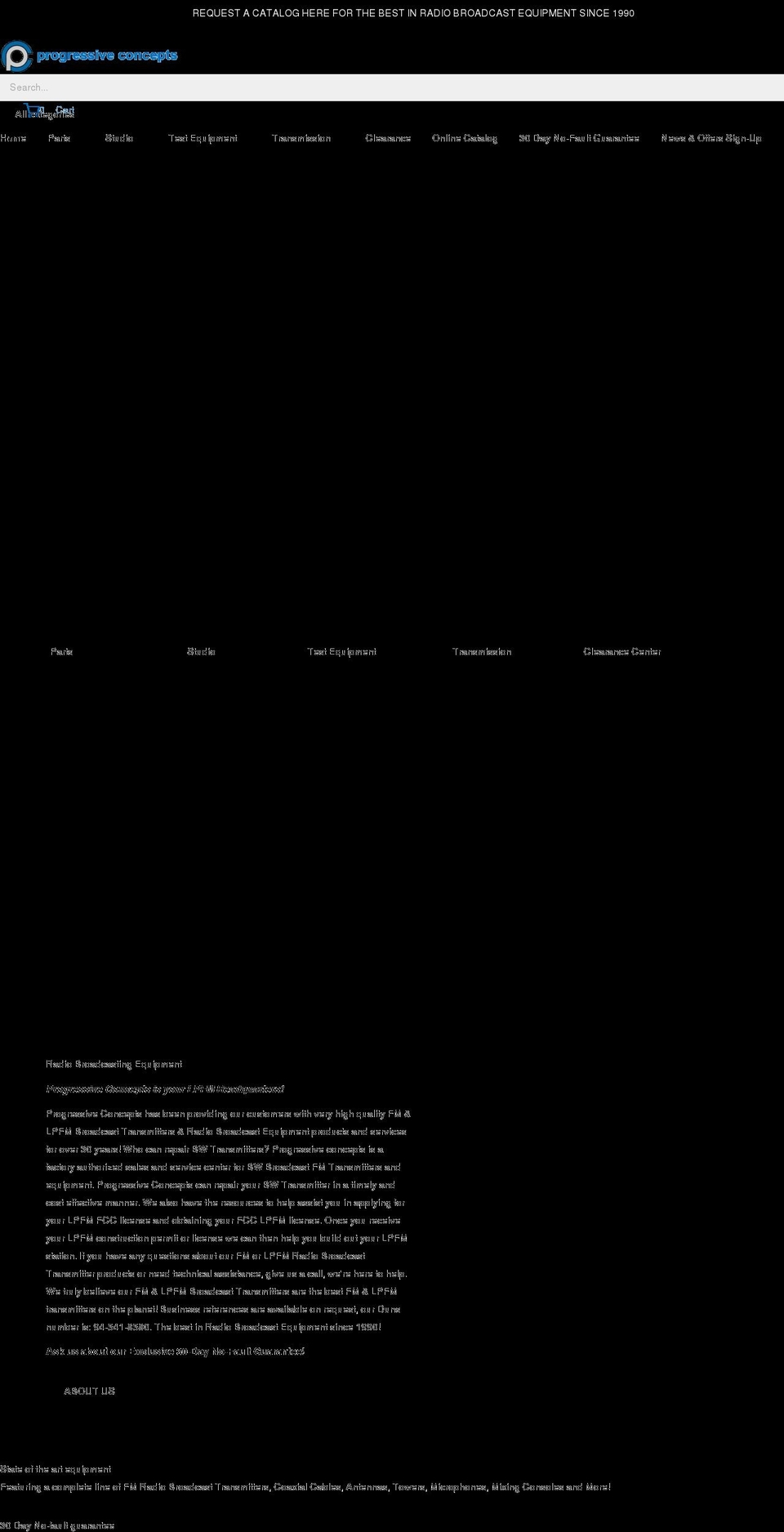 progressive-concepts.com shopify website screenshot
