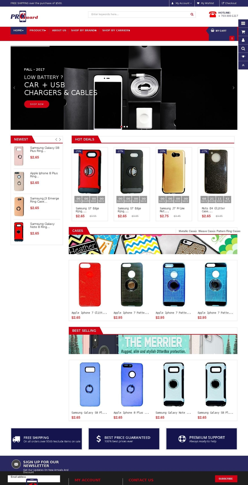 maxshop-home-4 Shopify theme site example proguardaccessories.com