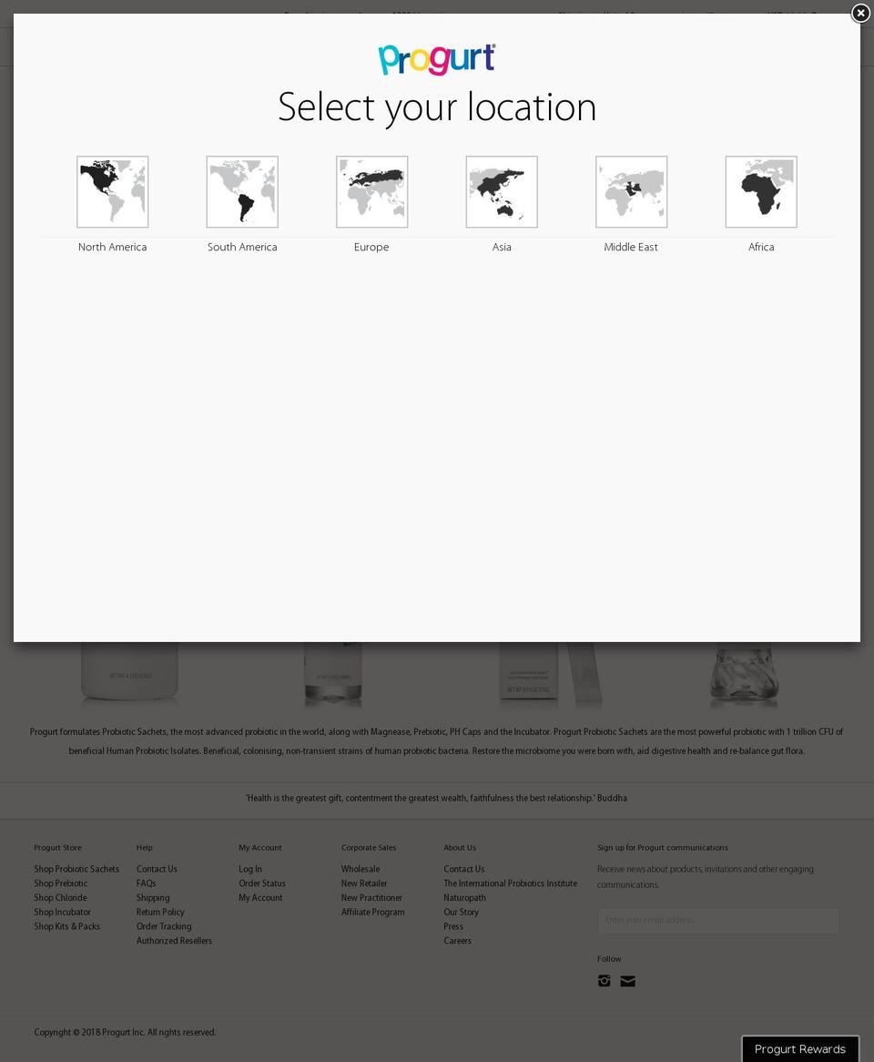 progurt.eu shopify website screenshot