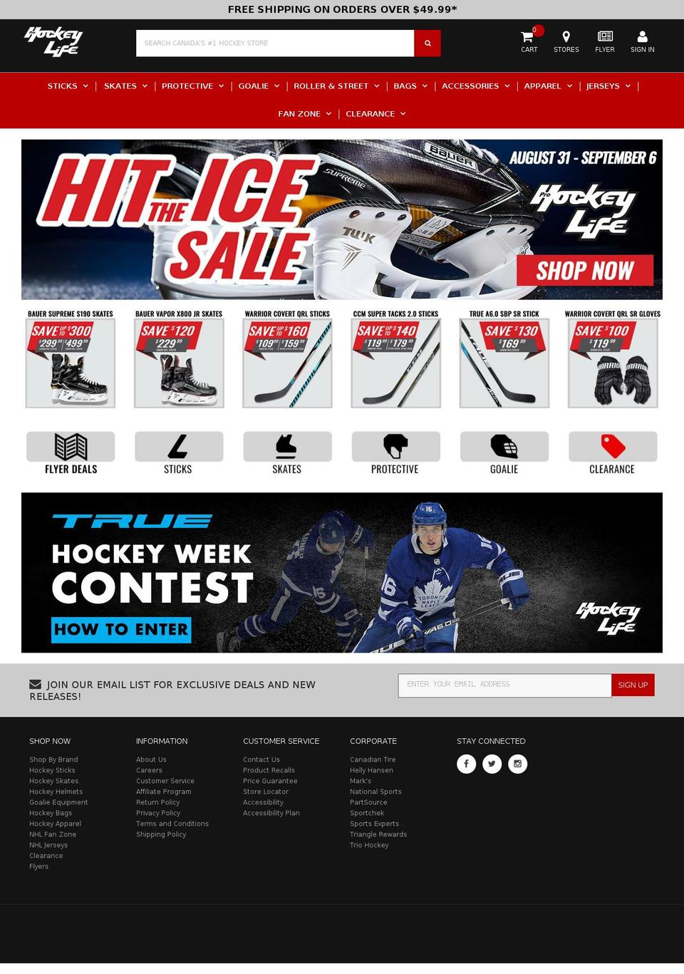 PHL-Furnitica Shopify theme site example prohockeylife.net