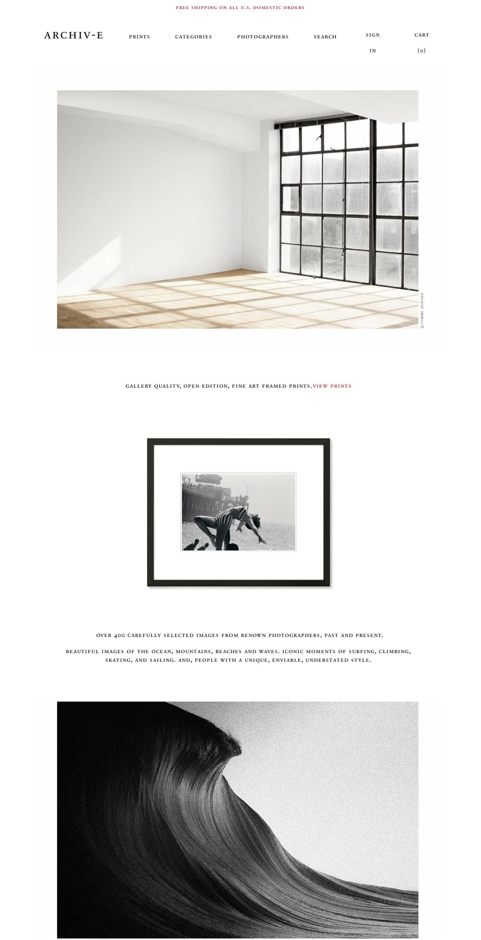 projectarchiv-e.com — Shopify storefront screenshot