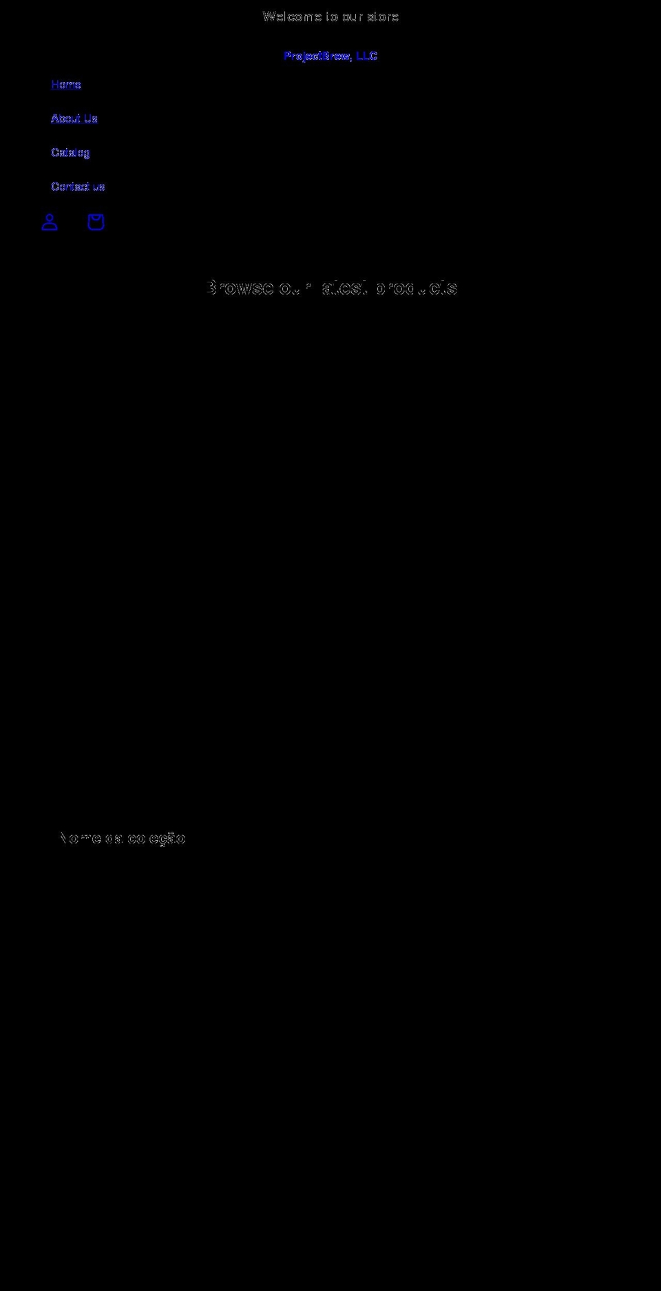 projectbrew.ca shopify website screenshot