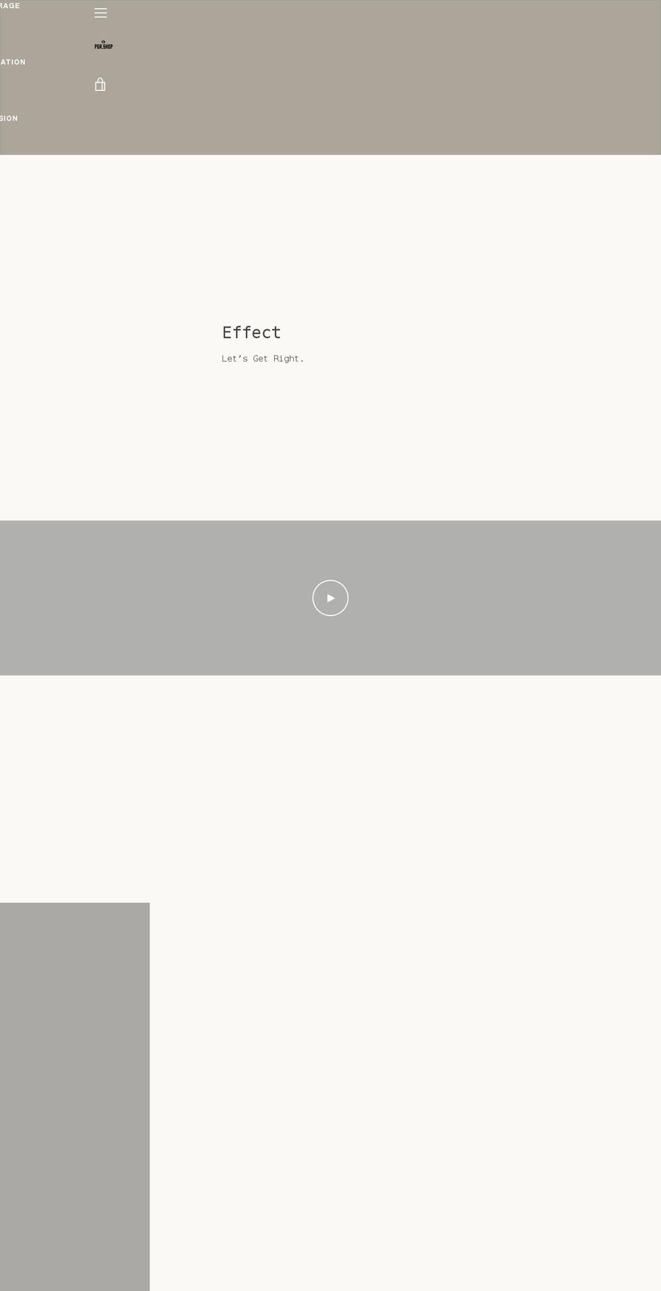 projectgetright.com — Shopify storefront screenshot